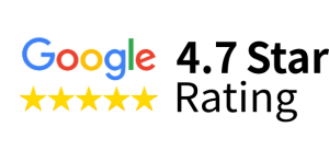 4.7 Star Google Review Rating