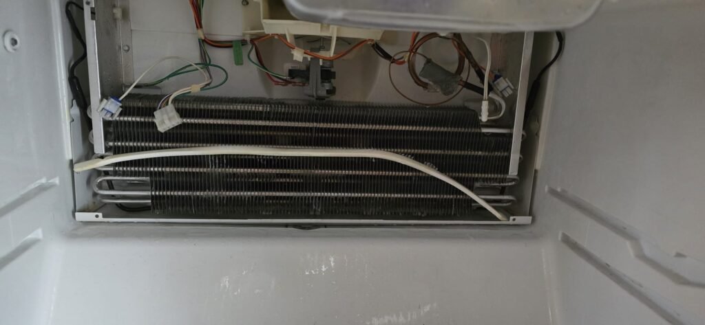 After. Fridge defrost