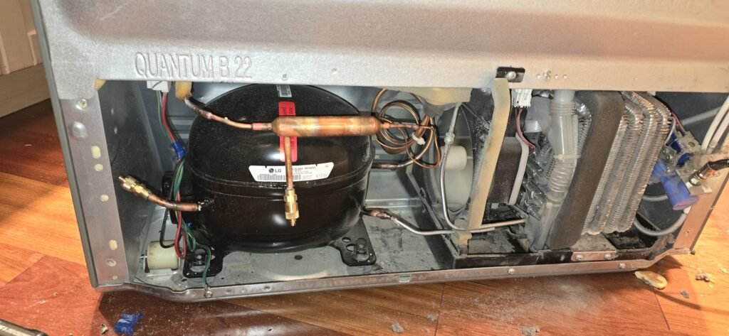 Fridge compressor Installation After