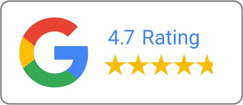 Google Rating 4.7stars